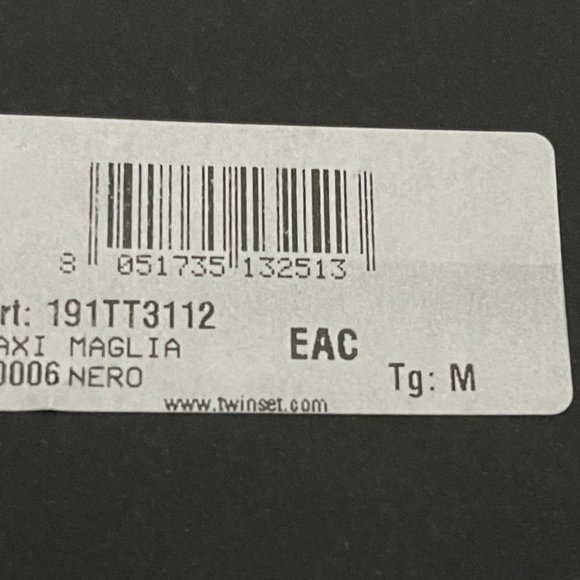 NWT TWINSET Short Sleeve Silver Sparkle Sweater - Picture 9 of 11